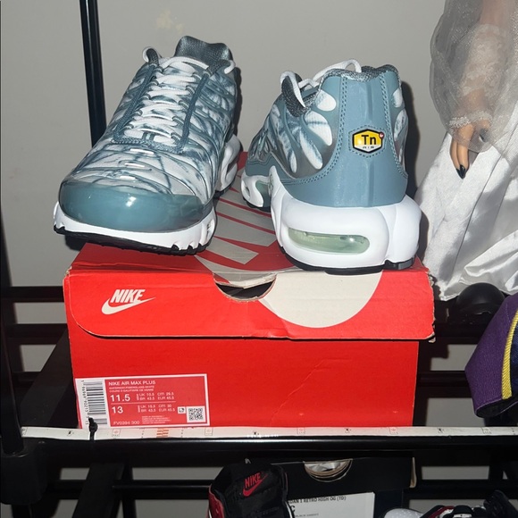 Other - Stylish Blue and White Sneakers